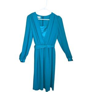 Vintage 1970s Trends By Jerrie Lurie CoCo California Sheer Shift Dress Size 8